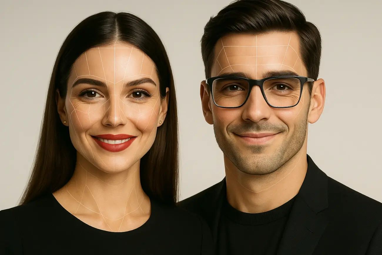 Face Shape Detection and Virtual Try-On: Personalized Shopping in Eyewear and Cosmetics